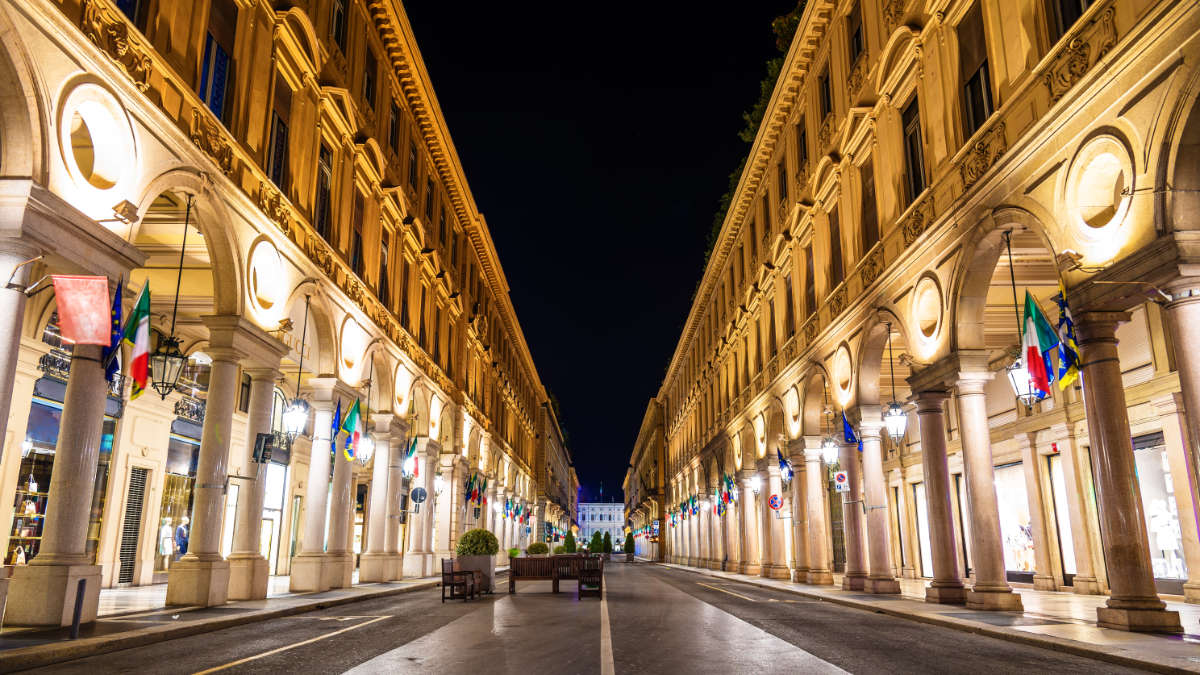 Via Roma a Torino